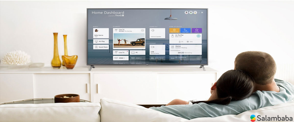 سایز تلویزیون ال جی 65NANO80