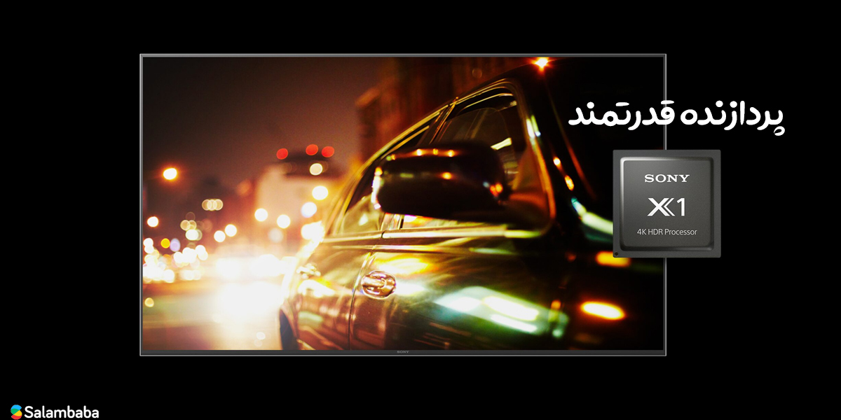پردازشگر تصویر X1 در تلویزیون 49X8000H